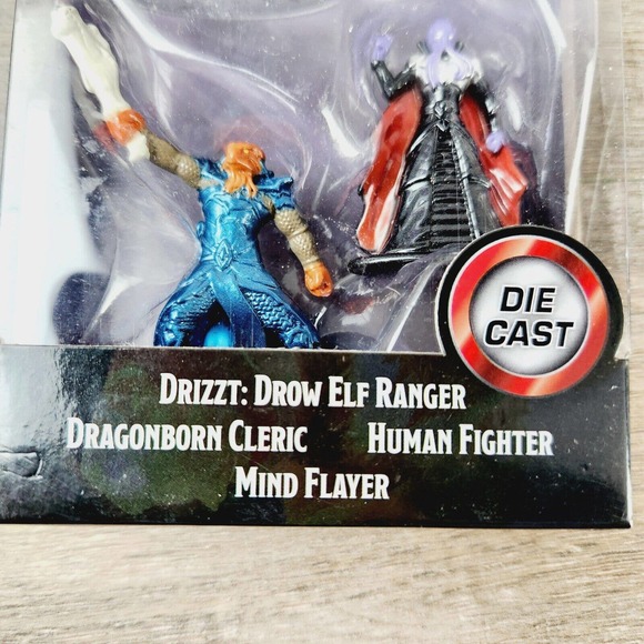 Jada Toys Dungeons and Dragons D&D Die Cast Figurines Drizzt Mind Flayer Cleric - Picture 7 of 7